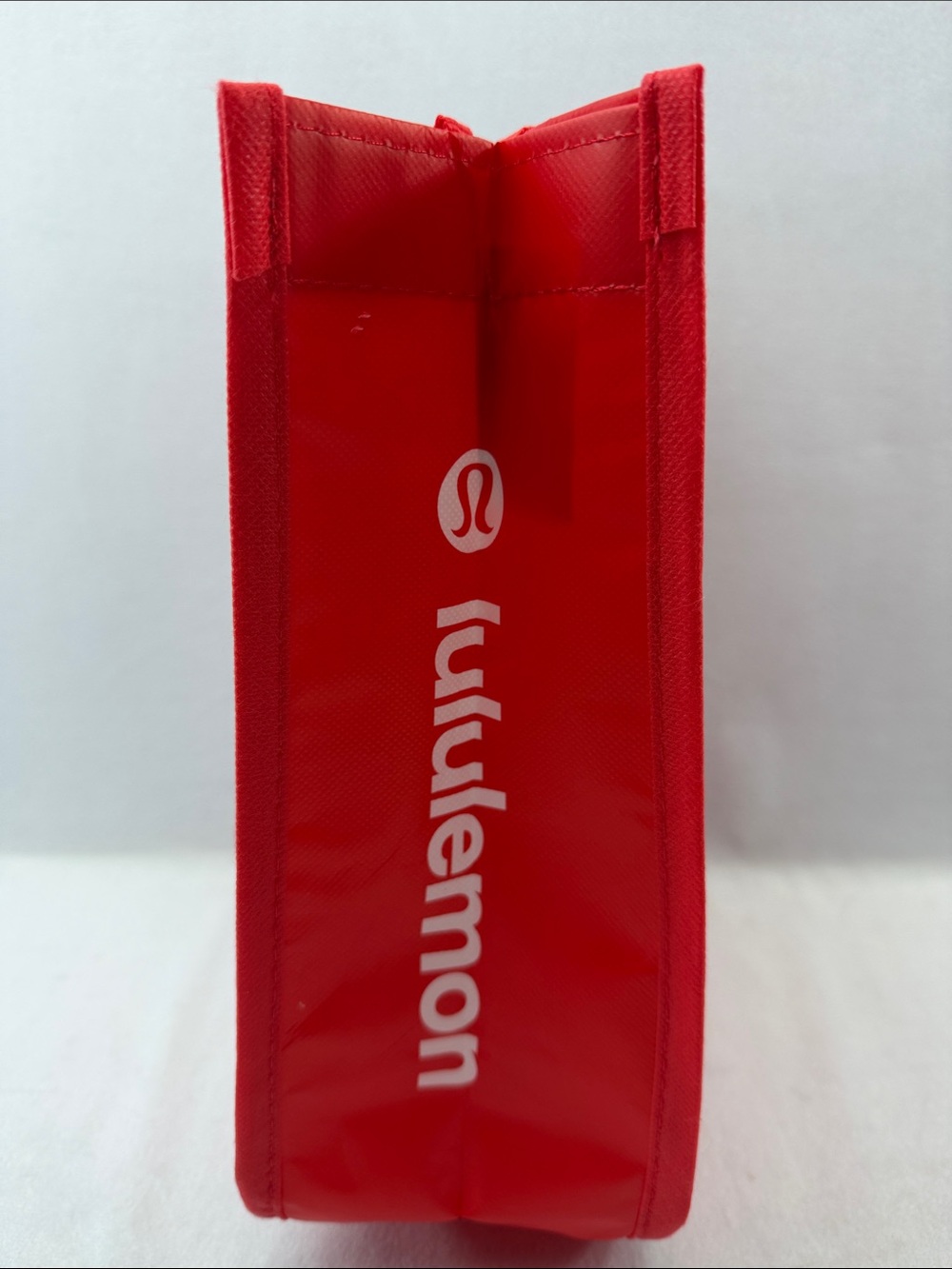Lululemon Red 'Made To Feel' Reusable Small Tote 12"X9"X5" - Picture 2 of 6